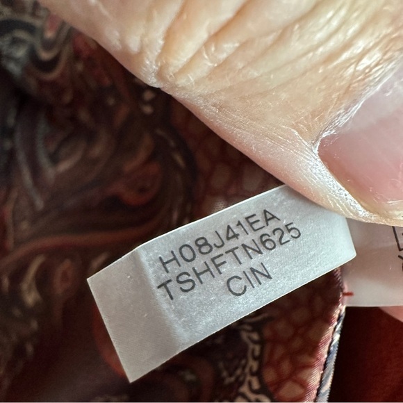 NWOT Tommy Hilfiger sz. 14 blazer, suede feel, sienna color, fall, academia - Picture 11 of 12